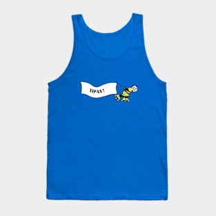 Panda on rollerblades Tank Top